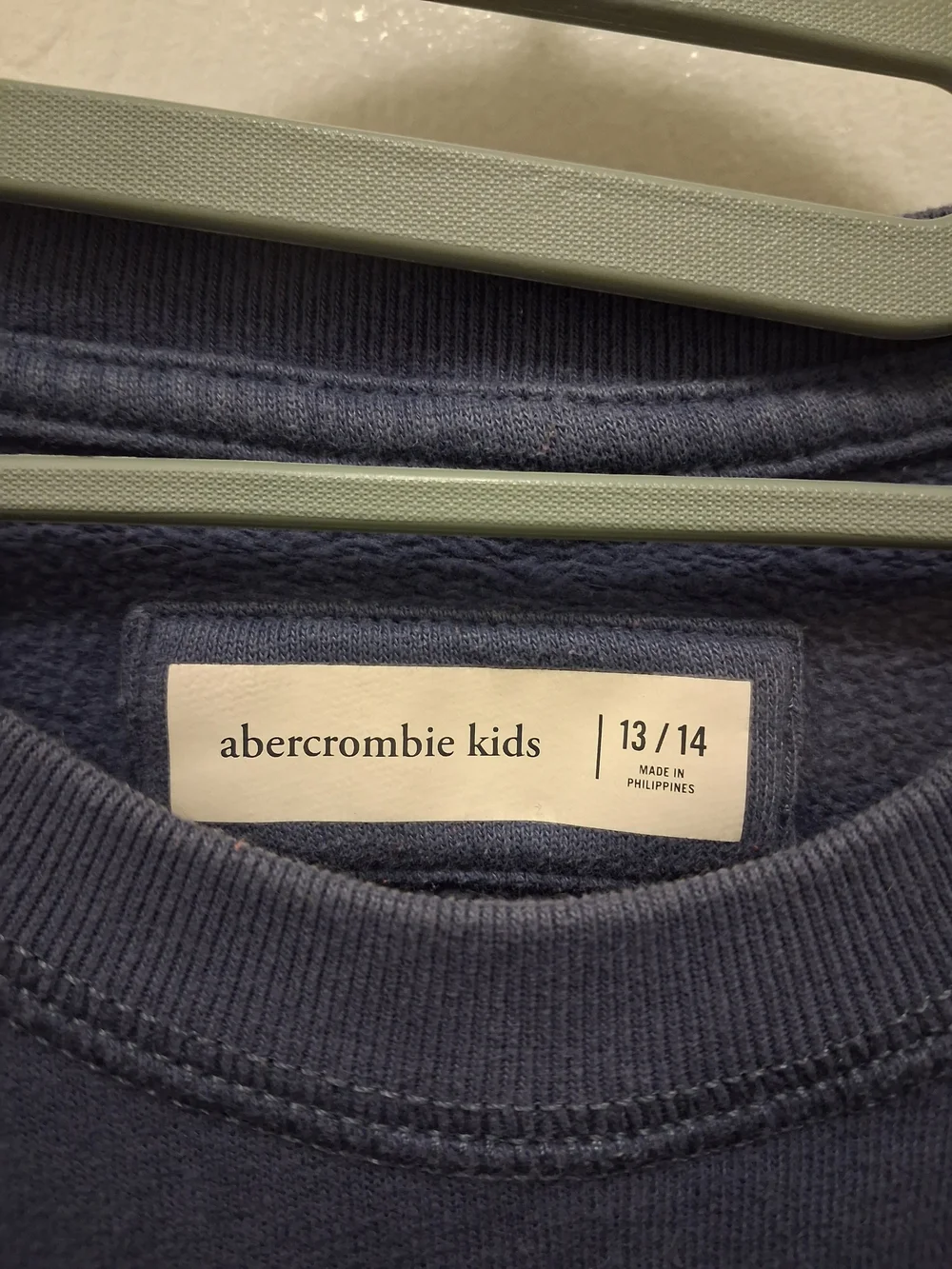 abercrombie kids navy sweatshirt crewneck Size Girls 13/14